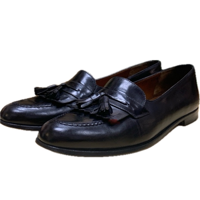Salvatore Ferragamo Men’s Black Leather 9.5 B Beautiful Dress Shoes